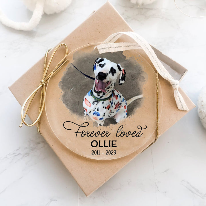 Forever Loved - Dog Memorial Circle Ornament