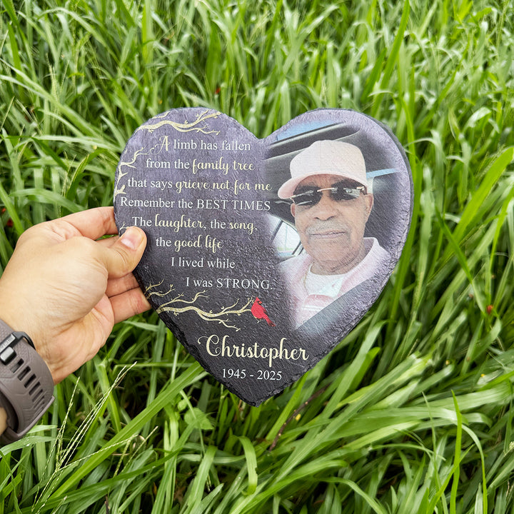 A Limb Has Fallen- Personalized Human Memorial Stone