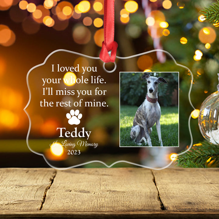 Matching Loved Ornament - Dog Memorial Ornament