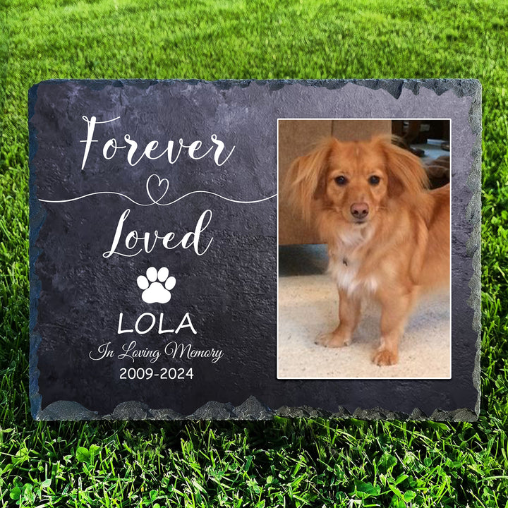 Forever Loved - Personalized Memorial Stone