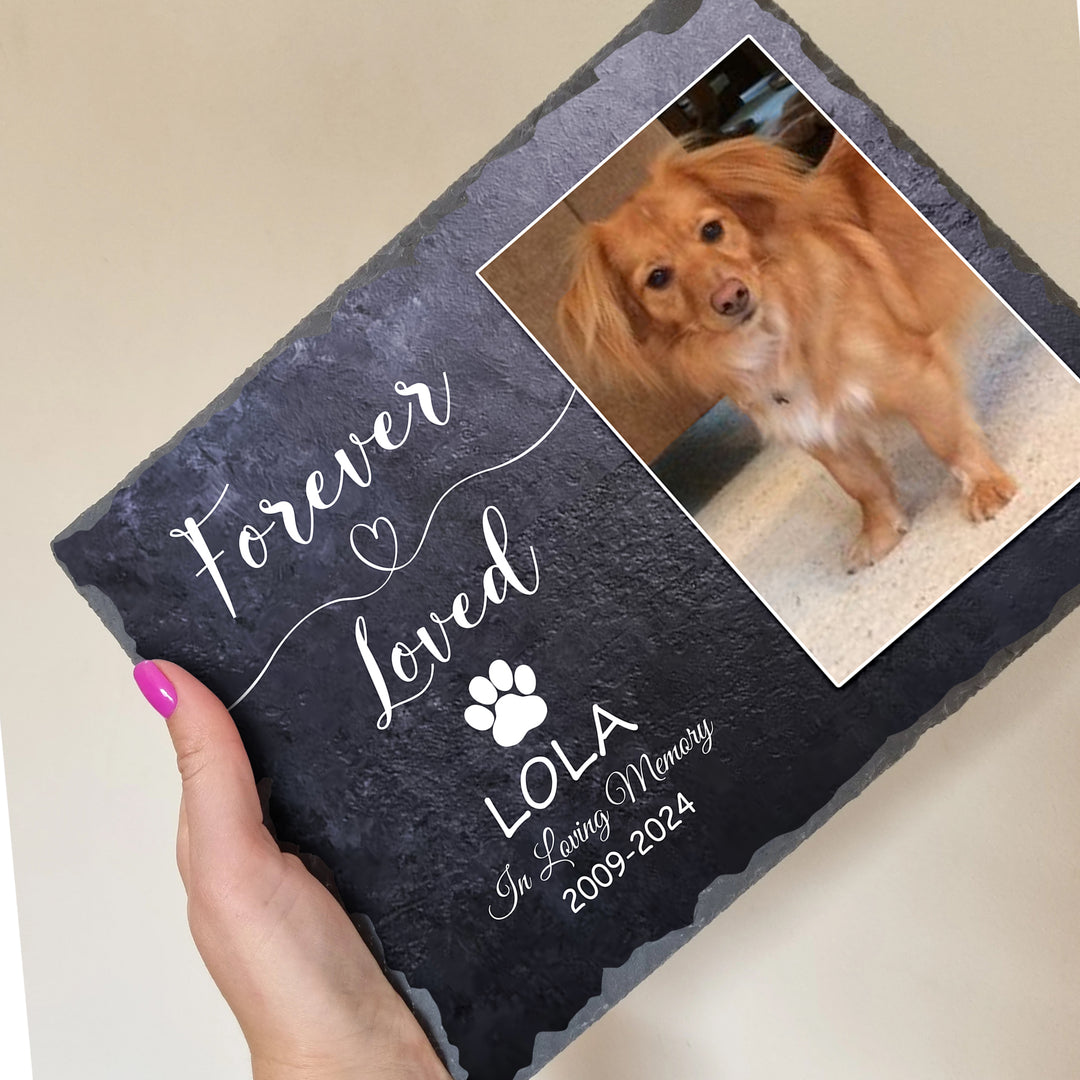 Forever Loved - Personalized Memorial Stone