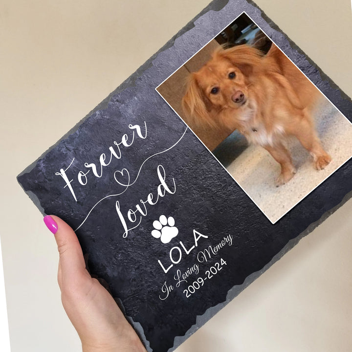 Forever Loved - Personalized Memorial Stone