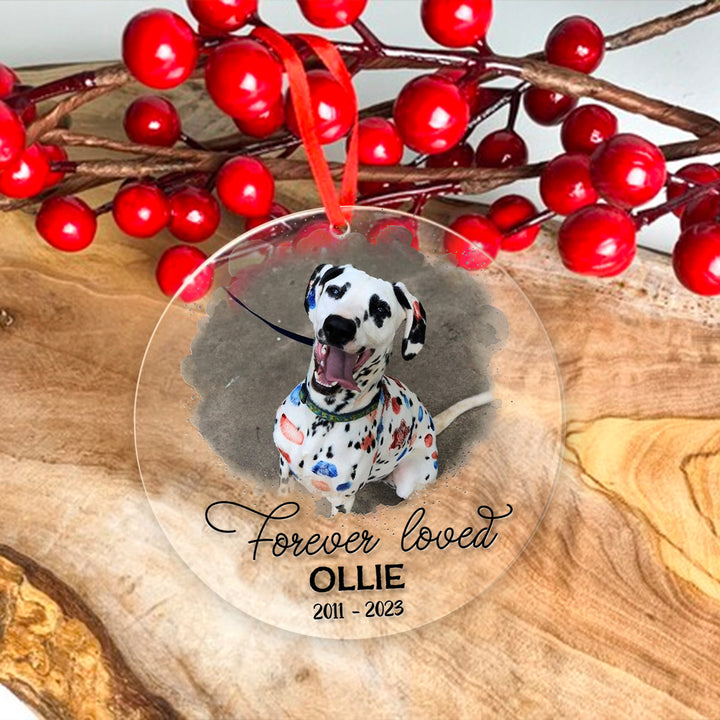 Forever Loved - Dog Memorial Circle Ornament