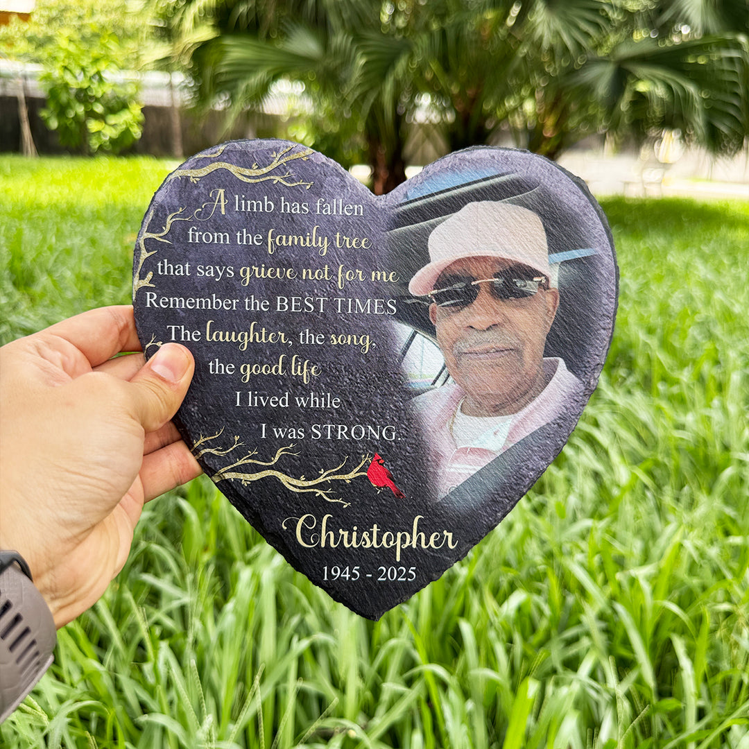 A Limb Has Fallen- Personalized Human Memorial Stone