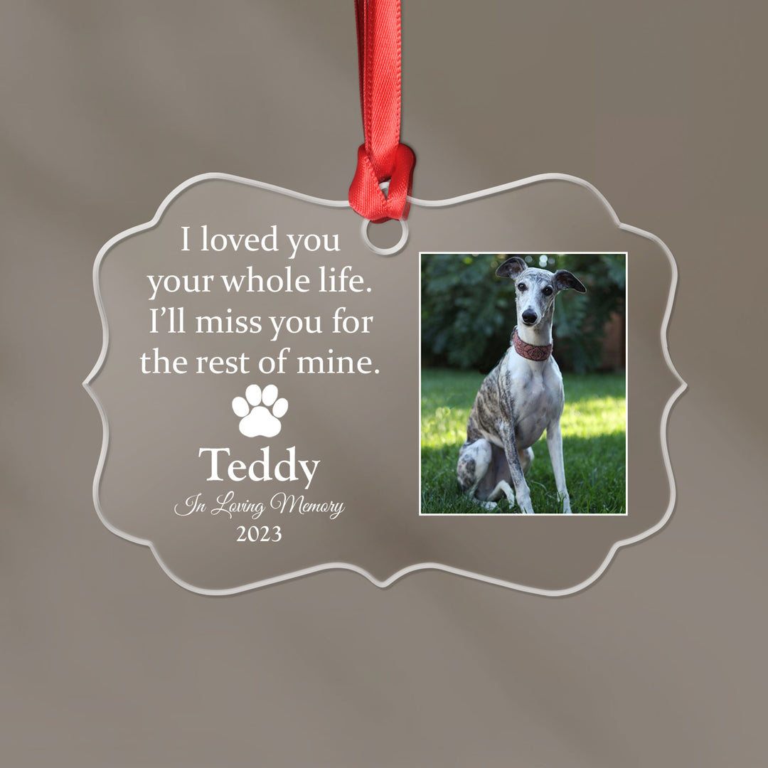 Matching Loved Ornament - Dog Memorial Ornament