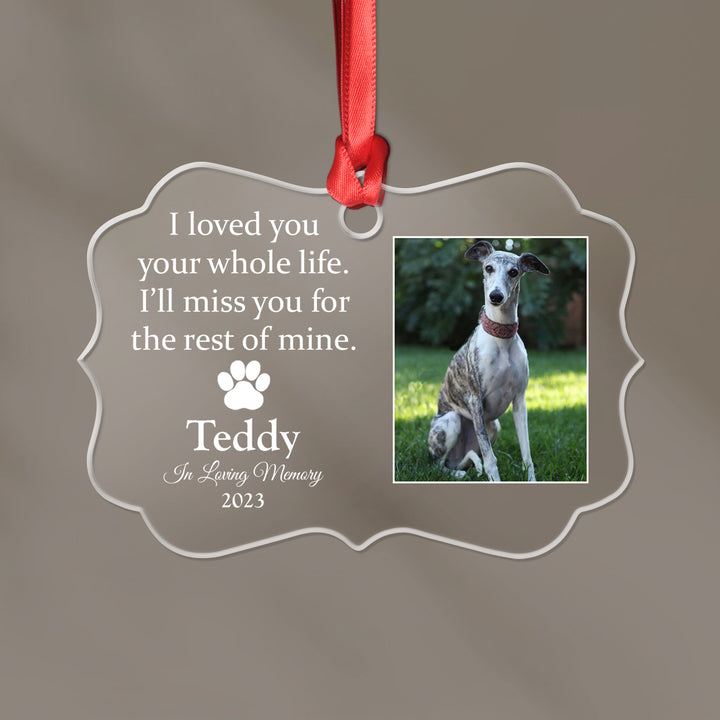 Matching Loved Ornament - Dog Memorial Ornament