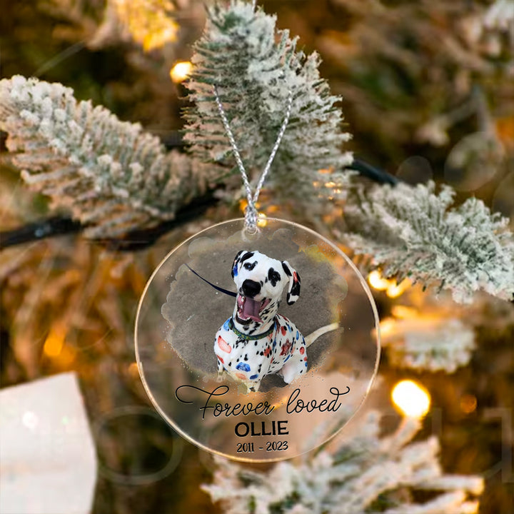 Forever Loved - Dog Memorial Circle Ornament