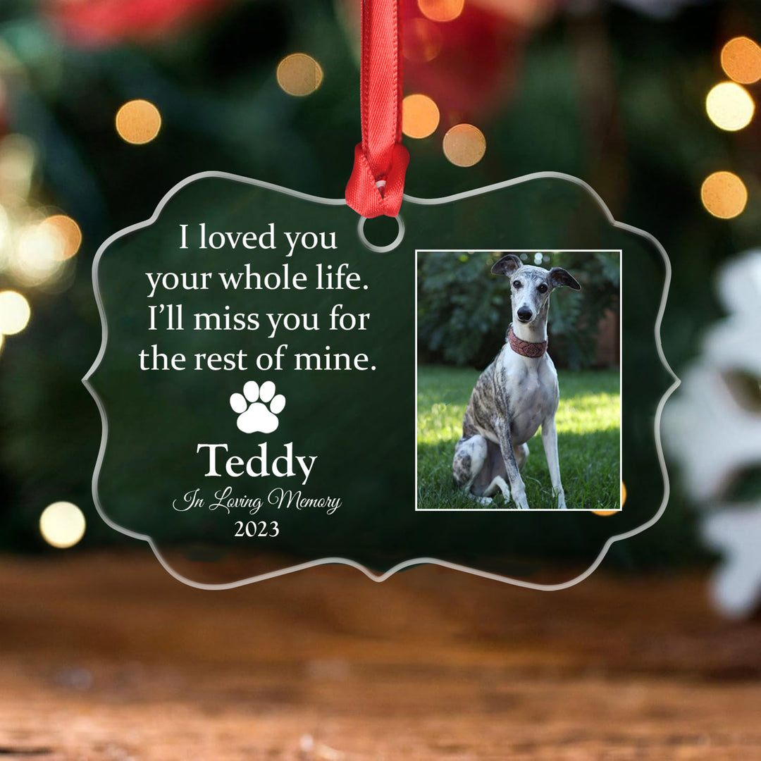 Matching Loved Ornament - Dog Memorial Ornament