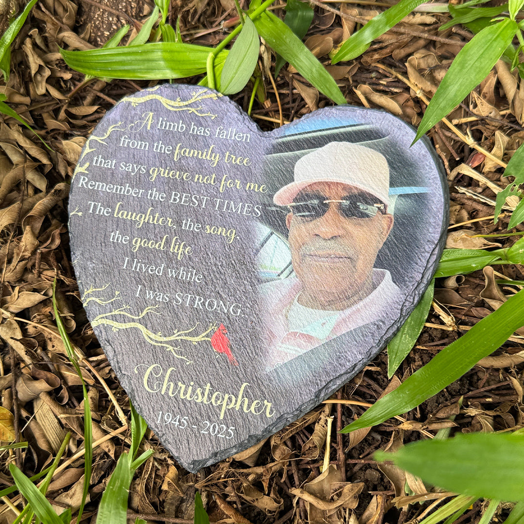 A Limb Has Fallen- Personalized Human Memorial Stone