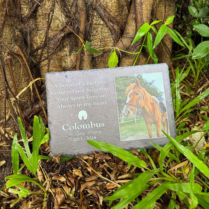 A Horse Of A Lifetime- Personalized Horse Memorial Stone