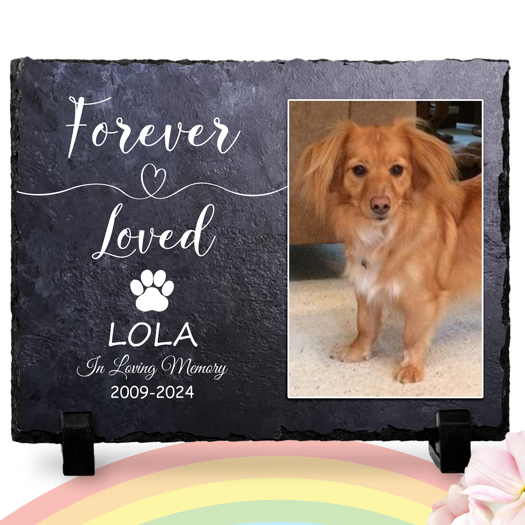 Forever Loved - Personalized Memorial Stone