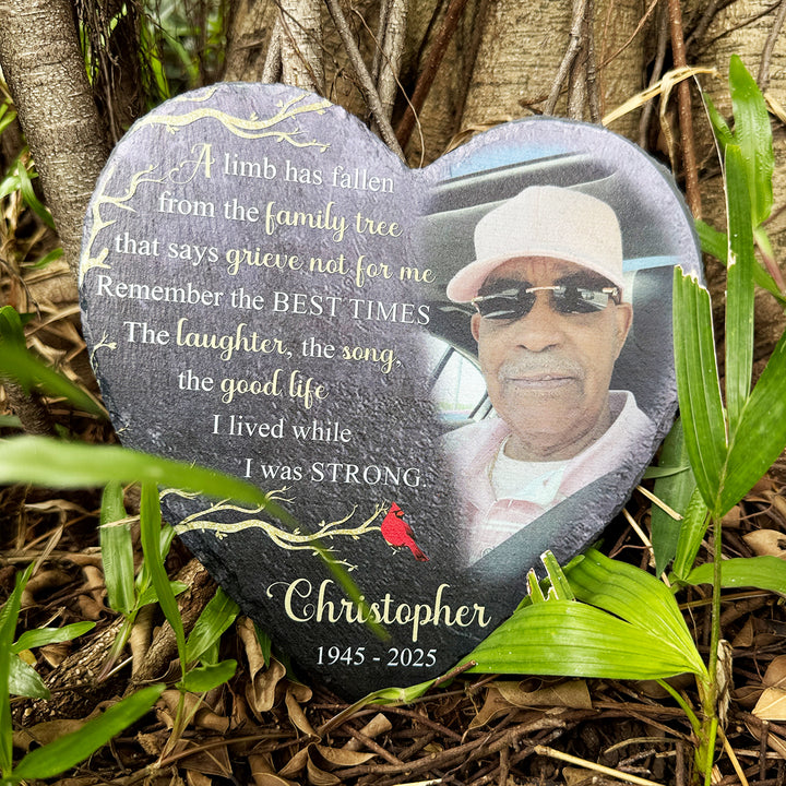 A Limb Has Fallen- Personalized Human Memorial Stone