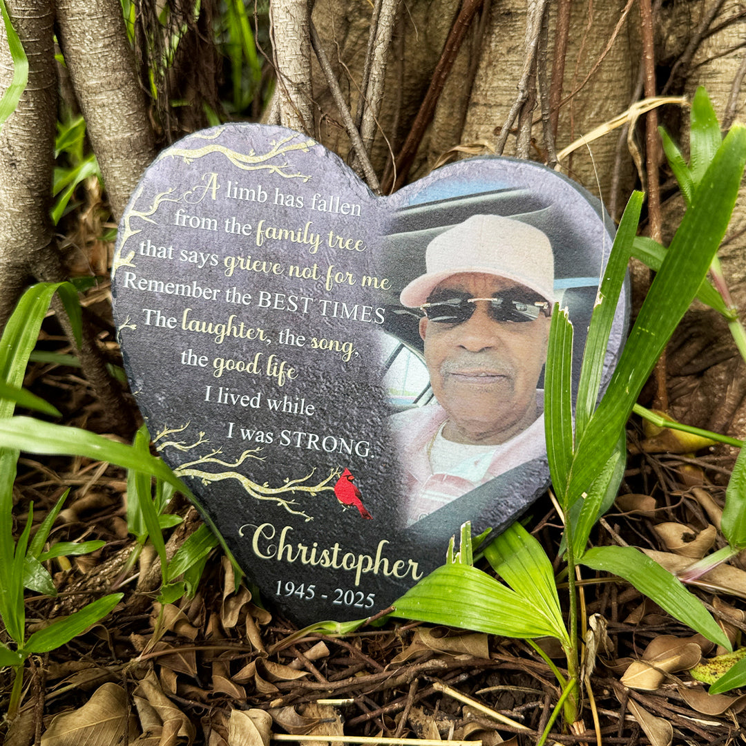 A Limb Has Fallen- Personalized Human Memorial Stone