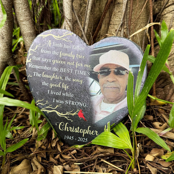 A Limb Has Fallen- Personalized Human Memorial Stone