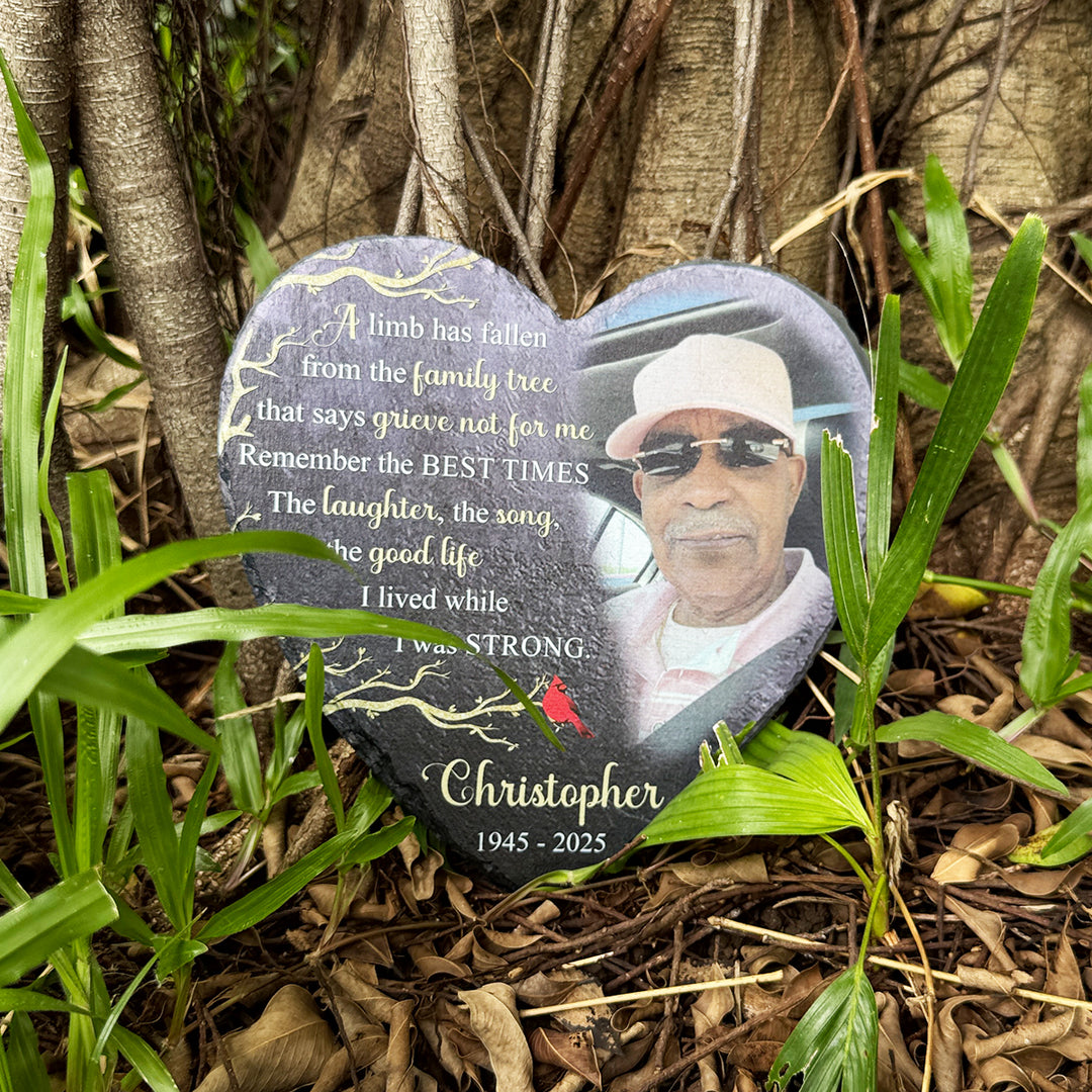 A Limb Has Fallen- Personalized Human Memorial Stone
