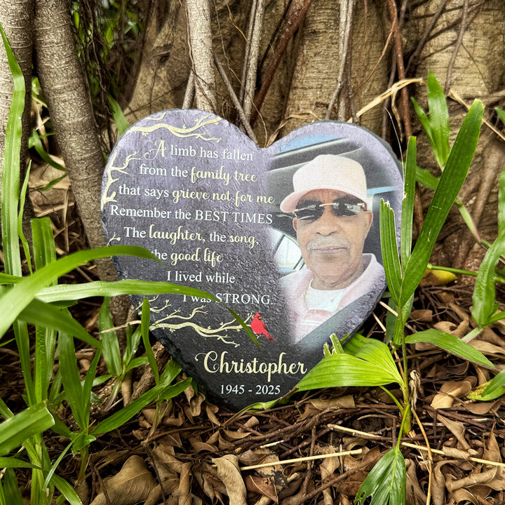 A Limb Has Fallen- Personalized Human Memorial Stone