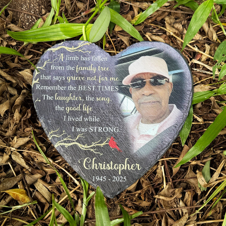 A Limb Has Fallen- Personalized Human Memorial Stone