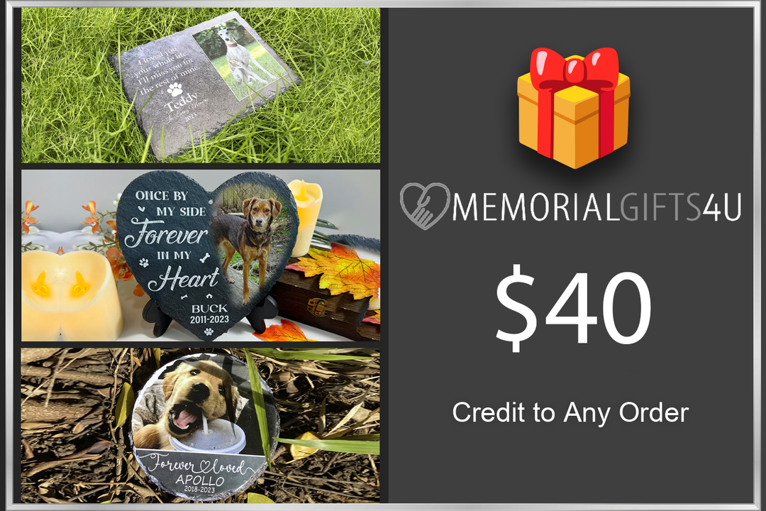 Memorial Gifts 4u Gift Cards ($40)