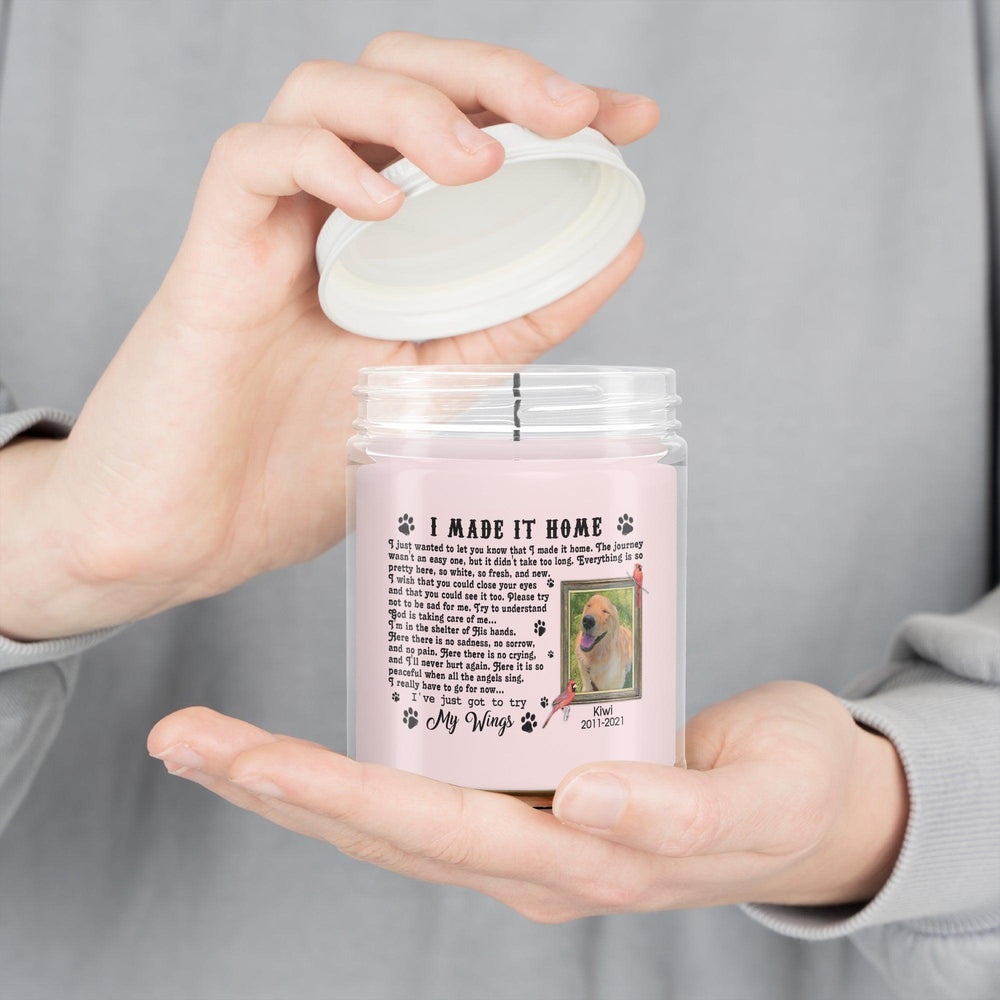 I Made It Home - Personalized Dog Memory Candle