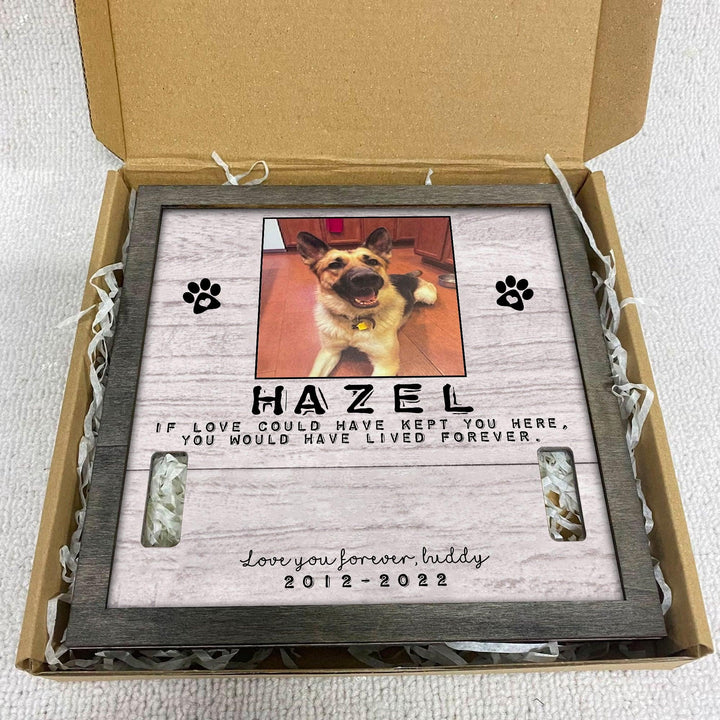 If Love Could Have Kept You Here Dog Collar Frame - Memorial Picture Frame