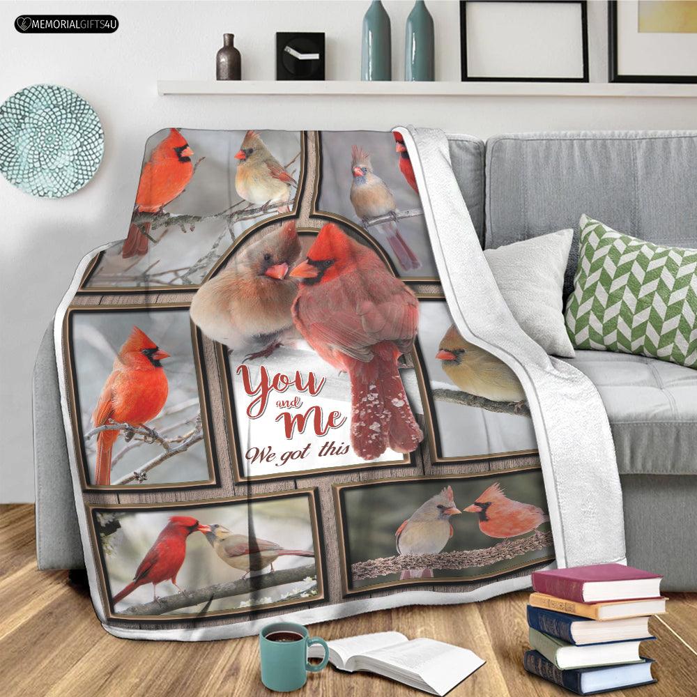 You And me We Got This - memorial gifts for loss of mother Fleece Blanket