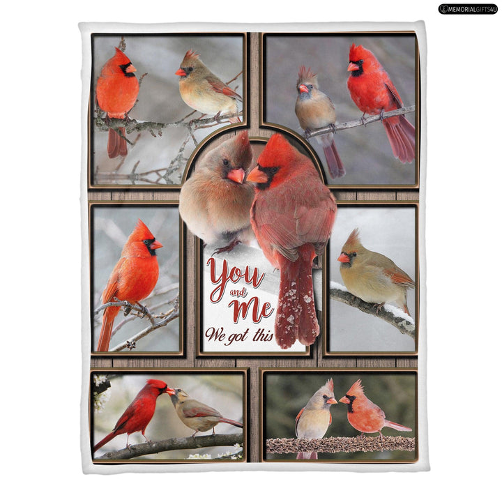 You And me We Got This - memorial gifts for loss of mother Fleece Blanket