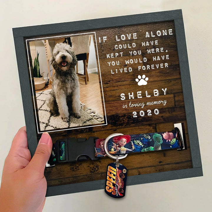 You Would Have Lived Forever Dog Collar Frame - Memorial Picture Frame