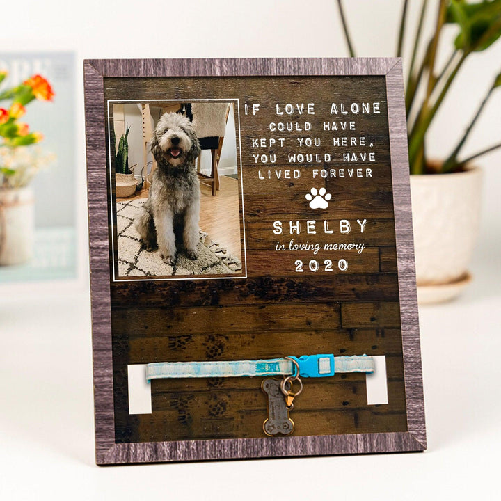 You Would Have Lived Forever Dog Collar Frame - Memorial Picture Frame
