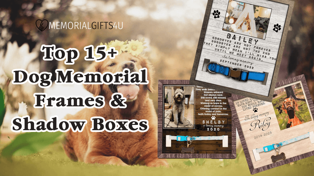 Top 15+ Dog Memorial Frames and Shadow Boxes - Memorial Gifts 4u