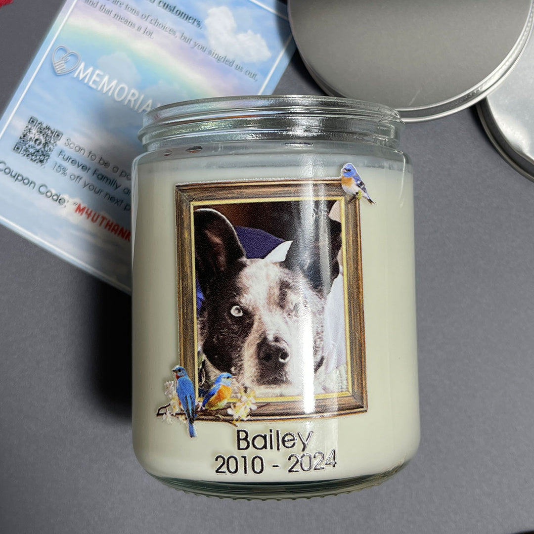 I Never Left You Poem - Dog Memory Candle