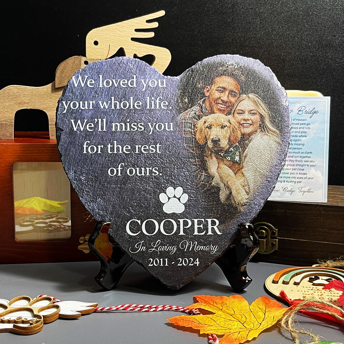 Memory Stuff Dog Memorial Stone – Memorial Gifts 4u