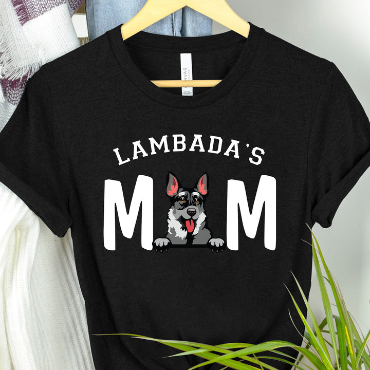 Dog's Mom Shirt - Personalized Dog Lover Tee