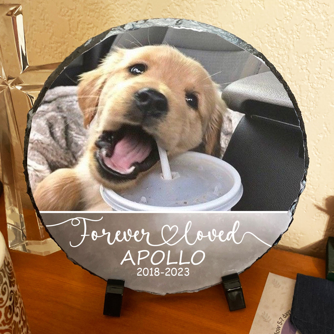 Forever Loved - Personalized Dog Memorial Stone