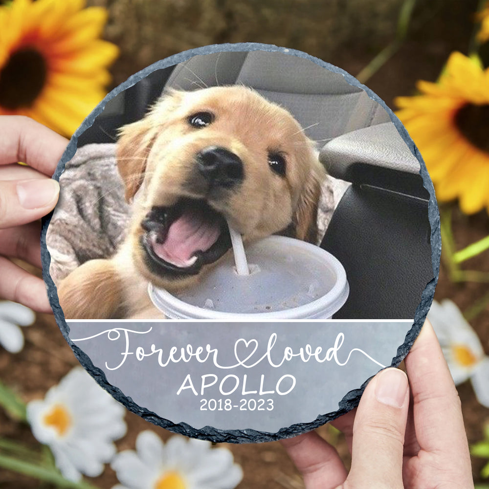 Forever Loved - Personalized Dog Memorial Stone
