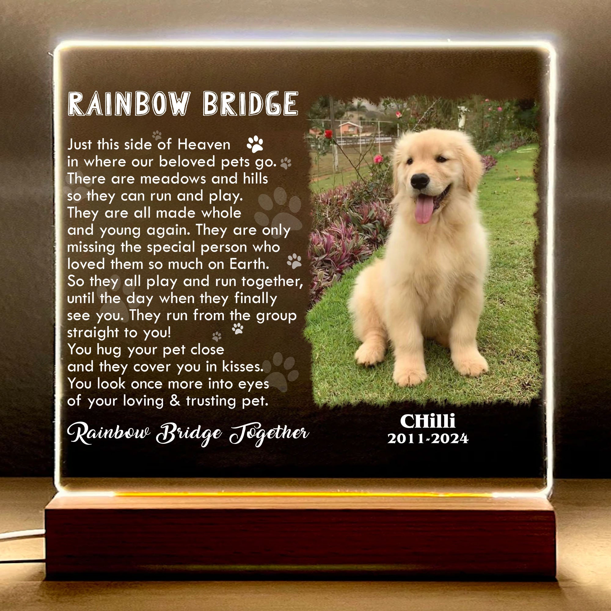 The Rainbow Bridge Poem – Memorial Gifts 4u