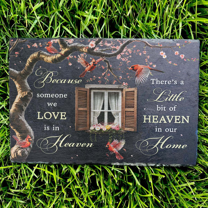 Because Someone We Love - Personalized Memorial Stone