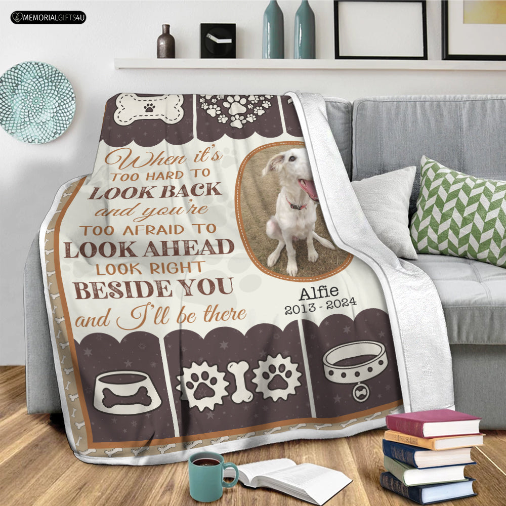 When It's Too Hard To Look Back - Dog Memory Blanket