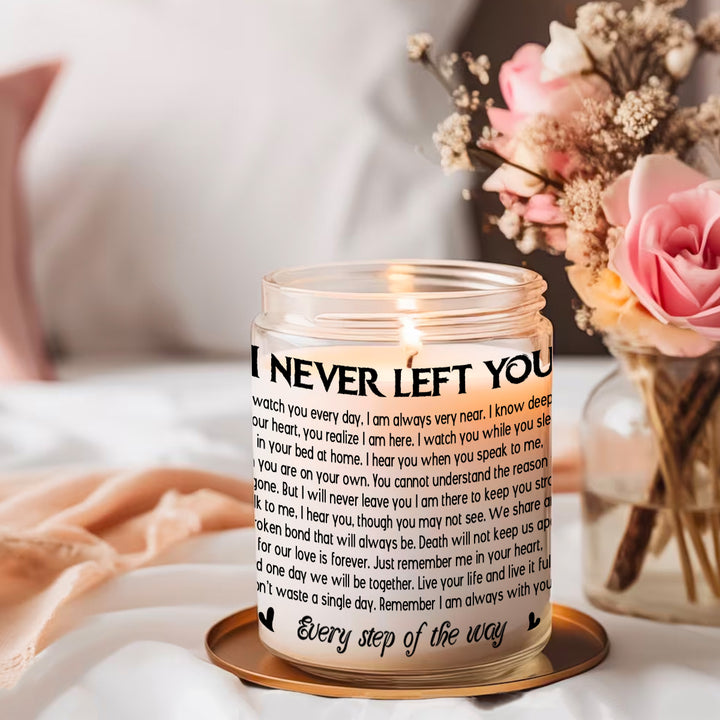 I Never Left You Poem - Dog Memory Candle