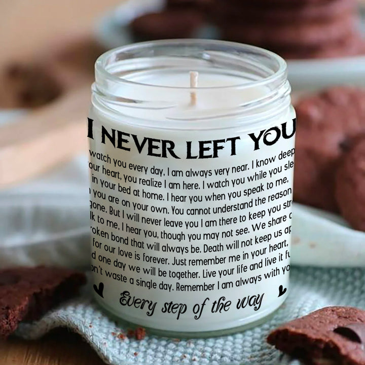 I Never Left You Poem - Dog Memory Candle