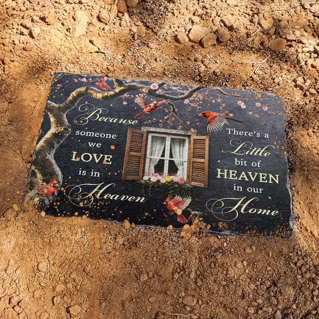 Because Someone We Love - Personalized Memorial Stone