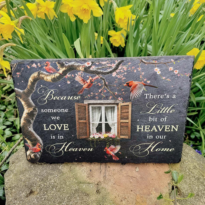 Because Someone We Love - Personalized Memorial Stone
