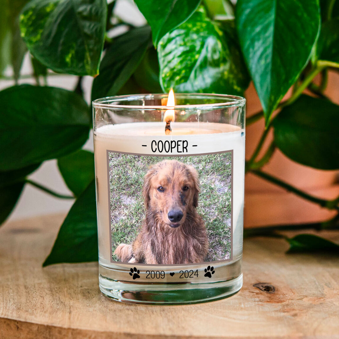 Until We Meet Again - Personalized Dog Memory Candle