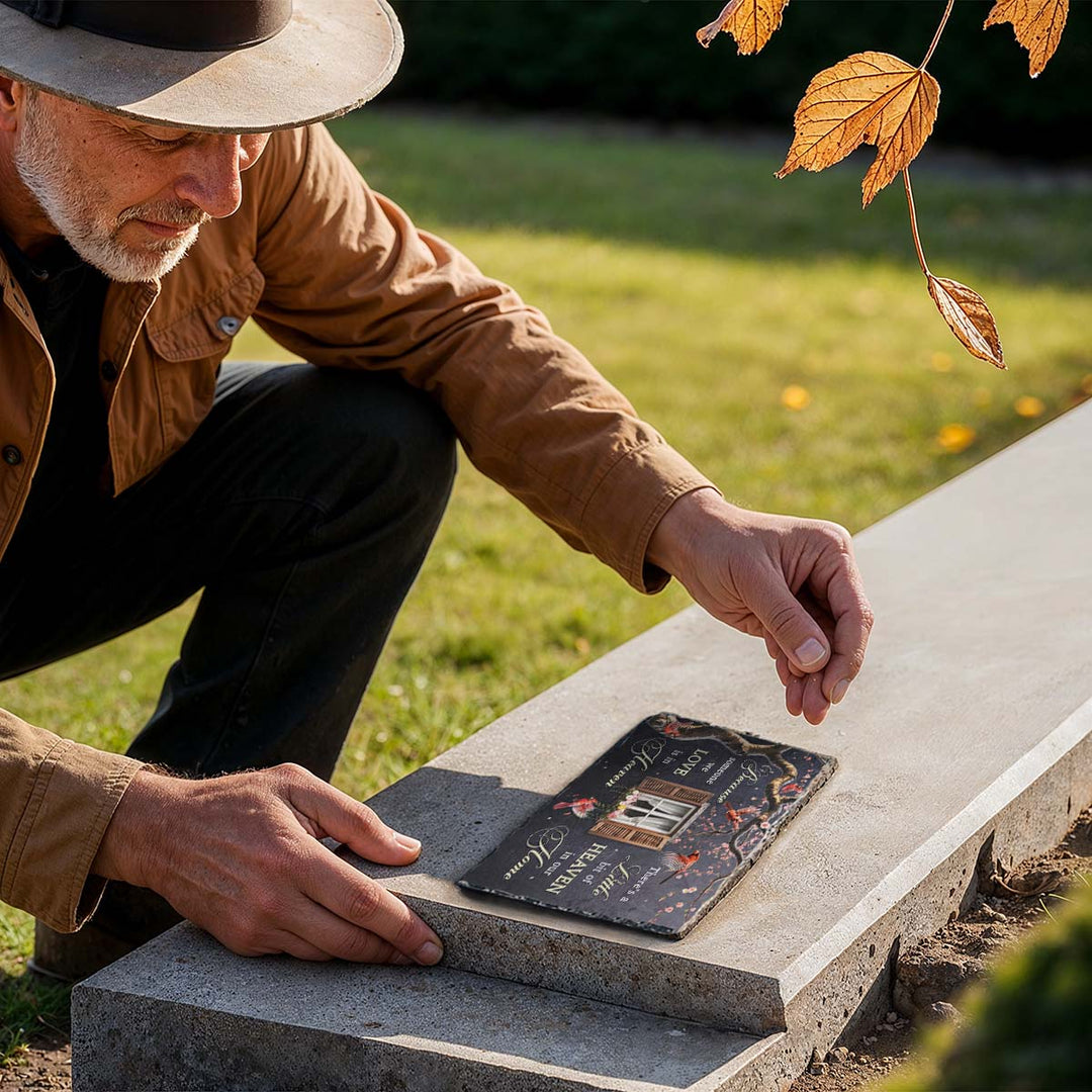 Because Someone We Love - Personalized Memorial Stone