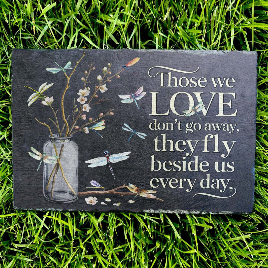 Those We Love Don't Go Away - Personalized Memorial Stone