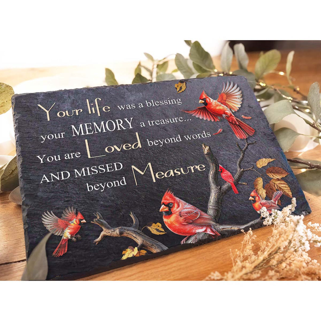 Your Life Was A Blessing - Personalized Memorial Stone