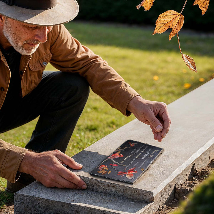 Your Life Was A Blessing - Personalized Memorial Stone