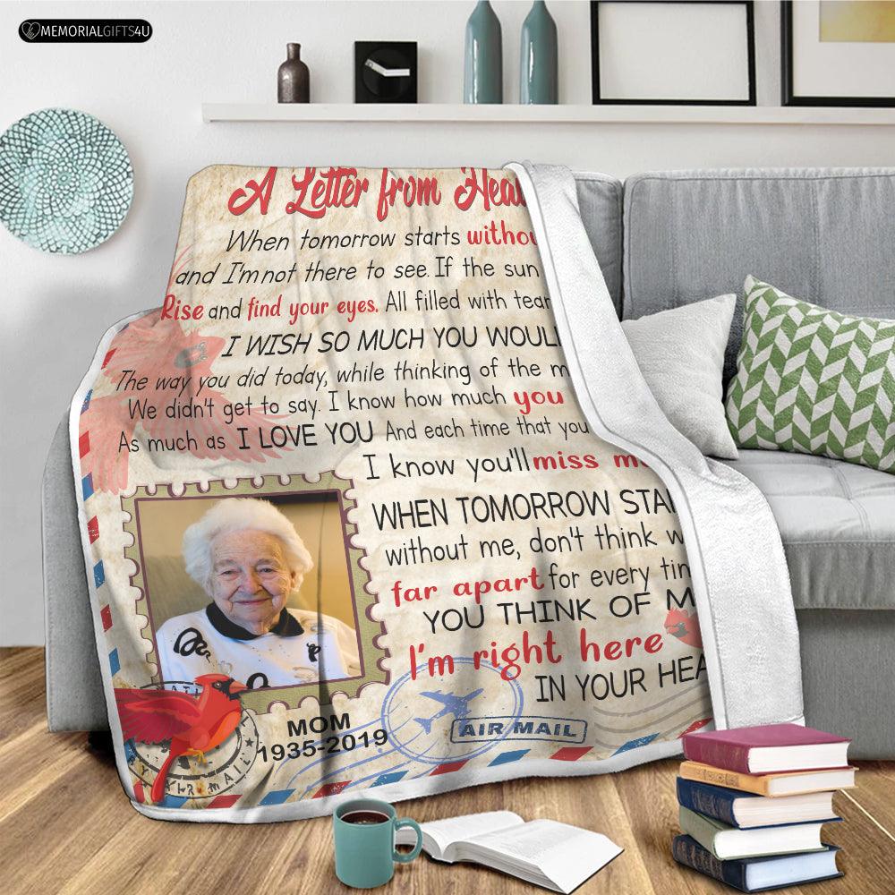 A Letter From Heaven Personalized Sympathy Gifts For Loss Of