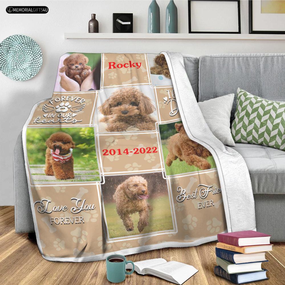 Best Friend Ever - Personalized Dog Remembrance Gifts Fleece Blanket