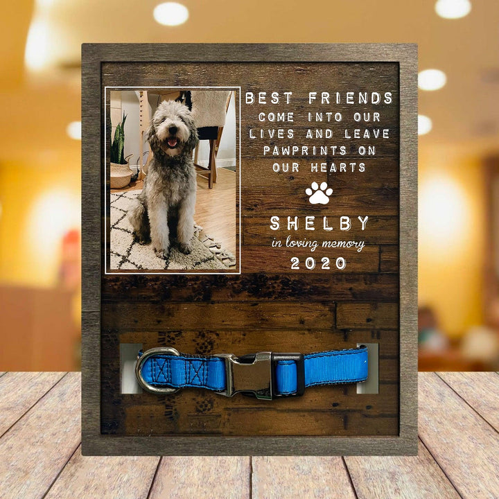 Best Friends Dog Collar Frame - Memorial Picture Frame