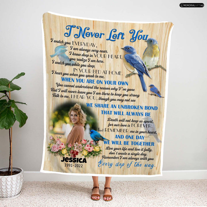 I Never Left You - Remembrance Gifts For Loss Of Mother Fleece Blanket